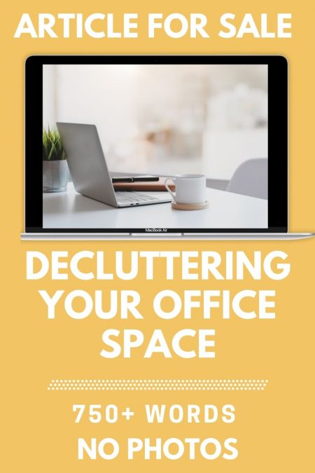 decluttering your office space