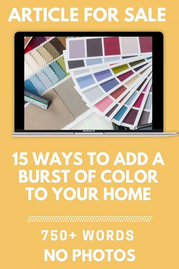 15 ways to add a burst of color to your home