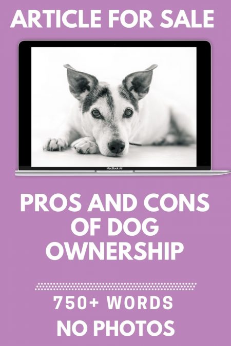 Pros and Cons of Dog Ownership