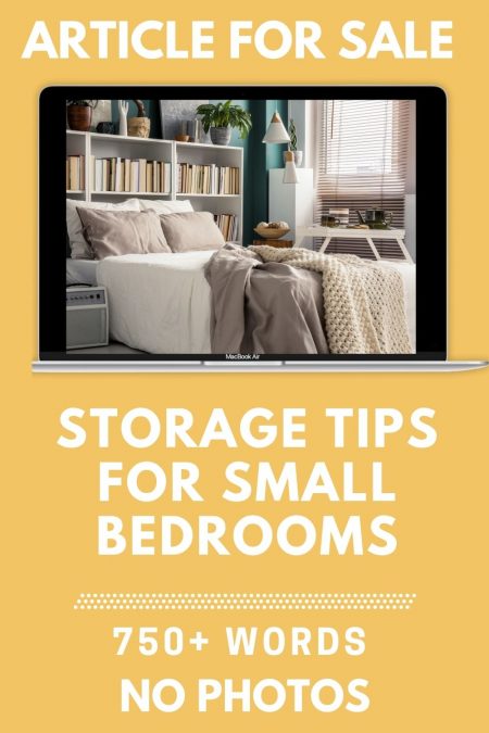 Storage Tips for small bedrooms