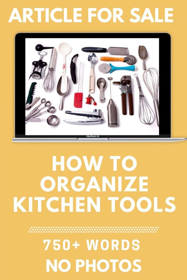 How to Organize Kitchen Tools