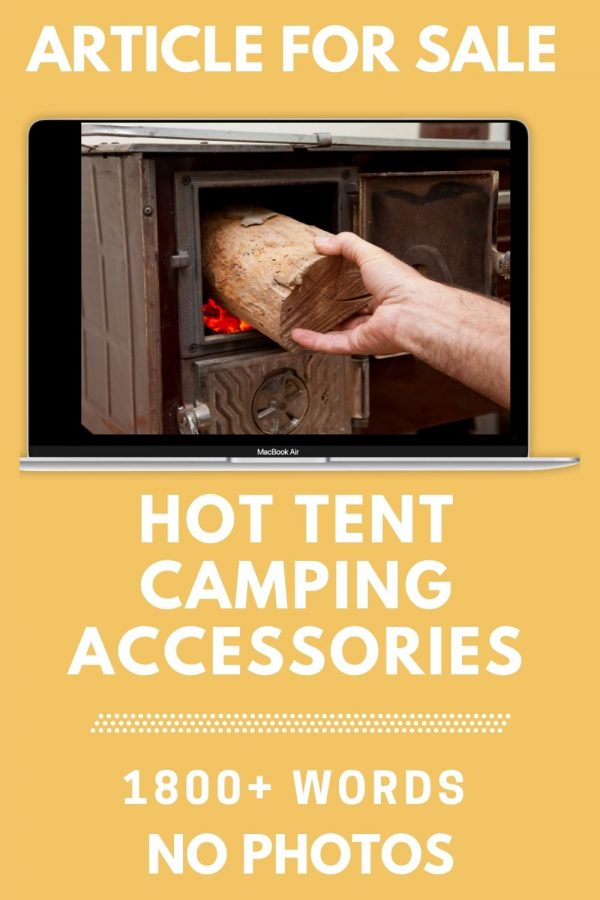 Must Have Hot Tent Camping Accessories