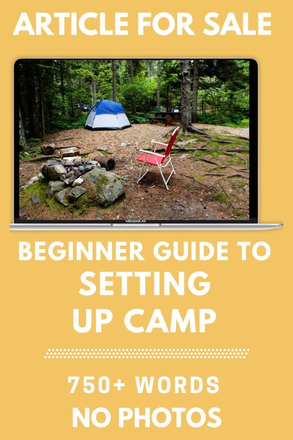 beginner guide to setting up camp